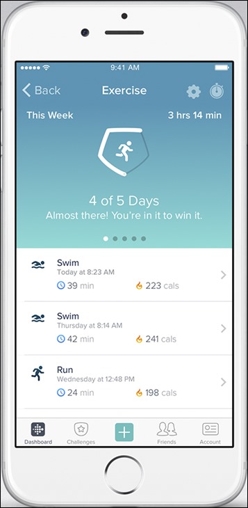 Fitbit Flex 2_Fitbit App_iOS_SmartTrack Swim