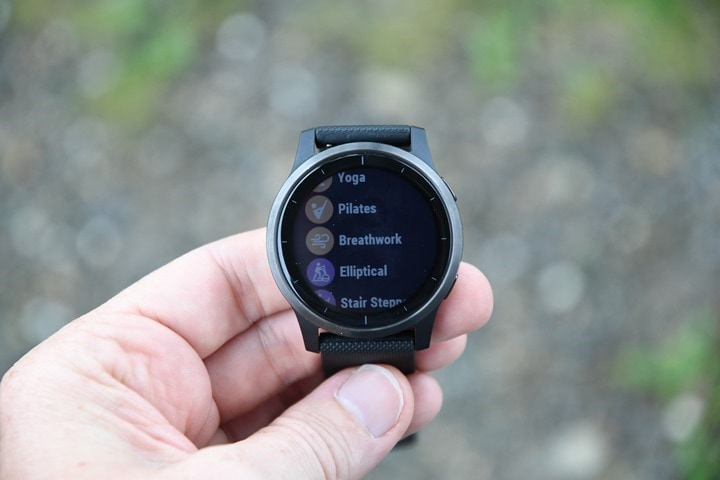 garmin vivoactive 3 pilates